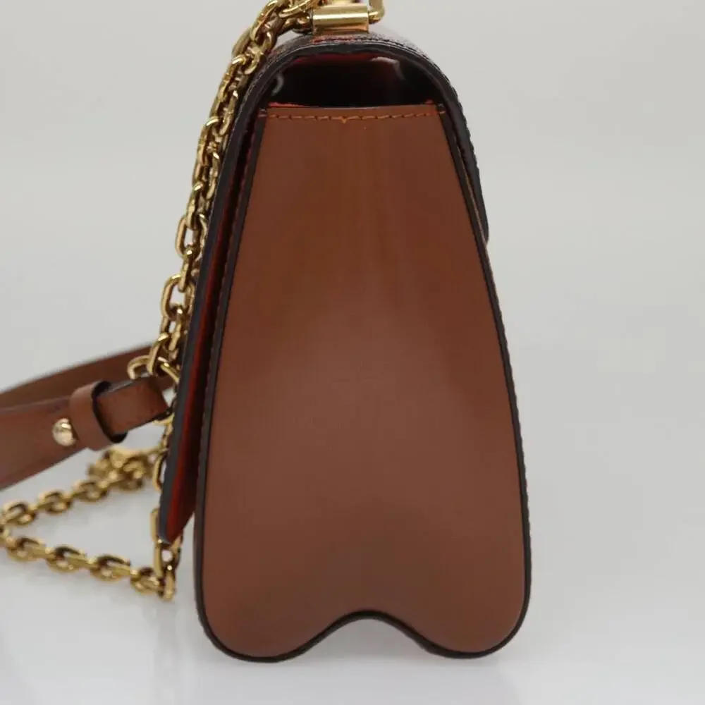 LOUIS VUITTON Catgram Sack Twist MM Shoulder Bag Marron M44408